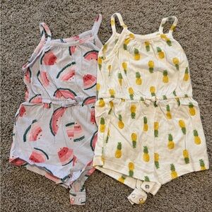 2 Old Navy 3-6 Month Romper Sets
